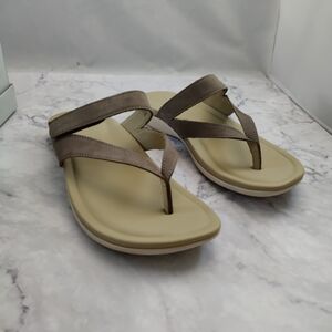 ABEO Oasis Thong Sandal Opal 3102 Neutral Woman's Size 8.5 New In Box